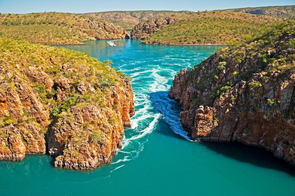 Horizontal Falls in Western Australia